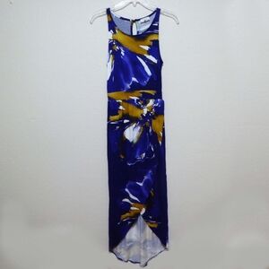 Anthropologie Weston Manzanita Watercolor Sleeveless High-Low Maxi Dress XSP